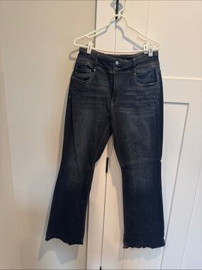 KanCan Women's Dark Wash Flare Jeans